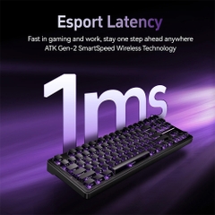Bàn phím cơ không dây ATK A87 Pro RGB Hotswap