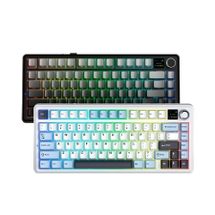 Bàn phím cơ không dây AULA F75 Max LCD Screen RGB Hotswap (Leobog Sw)