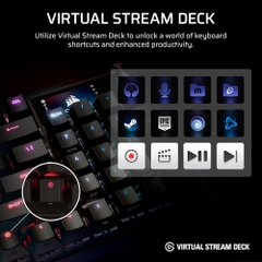 Bàn phím cơ không dây Corsair Vanguard 96 RGB Hotswap SOCD (Corsair MLX Plasma SW)