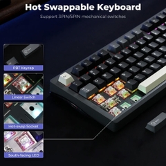 Bàn phím cơ không dây Dareu FLEX 75 RGB Hotswap (Dareu SW)