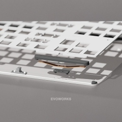 Bàn phím cơ không dây Evoworks Evo 80 RGB Hotswap (Keygeek Oat Sw)