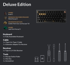Bàn phím cơ không dây Keychron Black Myth Wukong Deluxe Edition RGB Hotswap (TTC Sw)