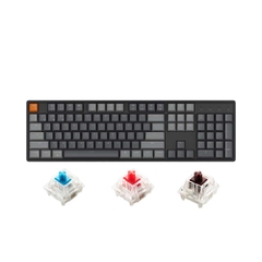 Bàn phím cơ không dây Keychron K10 Aluminum Led RGB HotSwap Gateron G Pro Switch Red / Blue / Brown