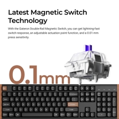 Bàn phím cơ không dây Keychron K10 HE Special Edition RGB Hotswap Aluminum (Magnetic Sw)