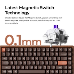 Bàn phím cơ không dây Keychron K2 HE All-Wood Special Edition RGB Hotswap Aluminum (Magnetic Sw)