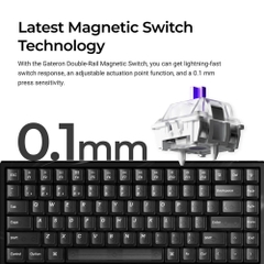 Bàn phím cơ không dây Keychron K2 HE Resin Edition RGB Hotswap Aluminum (Magnetic Sw)