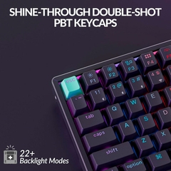 Bàn phím cơ không dây Keychron K2 HE RGB Hotswap Aluminum (Magnetic Sw)