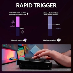 Bàn phím cơ không dây Keychron K2 HE RGB Hotswap Aluminum (Magnetic Sw)