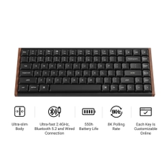 Bàn phím cơ không dây Keychron K3 Ultra 8K ZMK RGB Hotswap (Keychron SW)