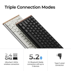 Bàn phím cơ không dây Keychron K3 Ultra 8K ZMK RGB Hotswap (Keychron SW)