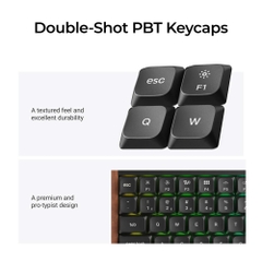 Bàn phím cơ không dây Keychron K3 Ultra 8K ZMK RGB Hotswap (Keychron SW)