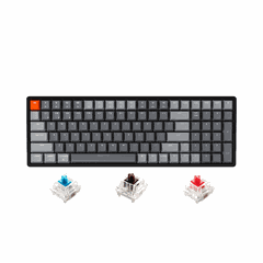 Bàn phím cơ không dây Keychron K4V2 Aluminum Led RGB HotSwap Gateron Switch Red / Blue / Brown