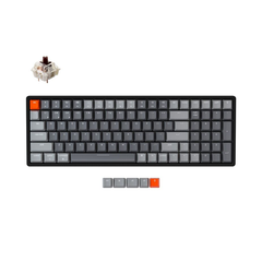 Bàn phím cơ không dây Keychron K4V2 Aluminum Led RGB HotSwap Gateron Switch Red / Blue / Brown