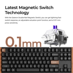 Bàn phím cơ không dây Keychron K8 HE Special Edition RGB Hotswap Aluminum (Magnetic Sw)