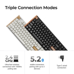 Bàn phím cơ không dây Keychron K8 HE Special Edition RGB Hotswap Aluminum (Magnetic Sw)