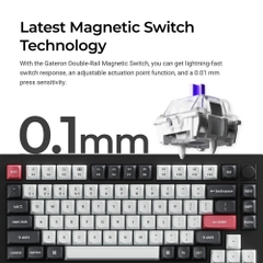 Bàn phím cơ không dây Keychron Q1 HE RGB Hotswap Rapid Trigger (Magnetic Sw)