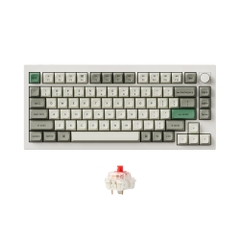 Bàn phím cơ không dây Keychron Q1 Max Shell White RGB Knob Hotswap (Gateron Sw)