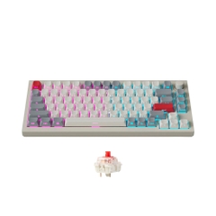 Bàn phím cơ không dây Keychron Q1 Max Shell White Side Printed RGB Knob Hotswap (Gateron Sw)