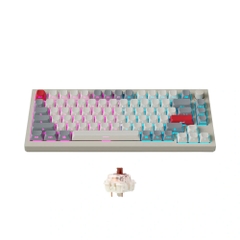 Bàn phím cơ không dây Keychron Q1 Max Shell White Side Printed RGB Knob Hotswap (Gateron Sw)
