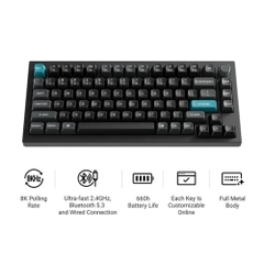 Bàn phím cơ không dây Keychron Q1 Ultra 8K ZMK RGB Hotswap (Keychron SW)