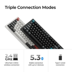 Bàn phím cơ không dây Keychron Q1 Ultra 8K ZMK RGB Hotswap (Keychron SW)
