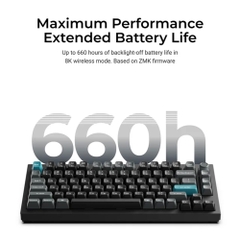 Bàn phím cơ không dây Keychron Q1 Ultra 8K ZMK RGB Hotswap (Keychron SW)