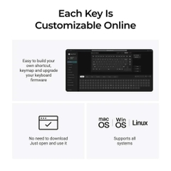 Bàn phím cơ không dây Keychron Q1 Ultra 8K ZMK RGB Hotswap (Keychron SW)