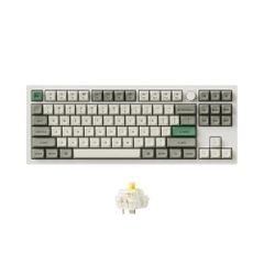 Bàn phím cơ không dây Keychron Q3 Max Shell White RGB Knob Hotswap (Gateron Sw)