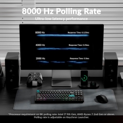 Bàn phím cơ không dây Keychron Q3 Ultra 8K ZMK RGB Hotswap (Keychron SW)