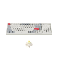 Bàn phím cơ không dây Keychron Q5 Max Shell White Side Printed RGB Knob Hotswap (Gateron Sw)