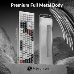 Bàn phím cơ không dây Keychron Q6 Ultra 8K ZMK RGB Hotswap (Keychron SW)