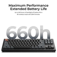 Bàn phím cơ không dây Keychron V3 Ultra 8K ZMK RGB Hotswap (Keychron Sw)