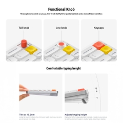 Bàn phím cơ không dây NuPhy Air100 V3 RGB Hotswap (Nuphy Sw)