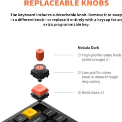 Bàn phím cơ không dây NuPhy Air100 V3 RGB Hotswap (Nuphy Sw)