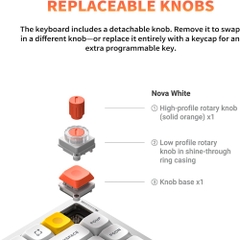 Bàn phím cơ không dây NuPhy Air100 V3 RGB Hotswap (Nuphy Sw)