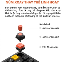 Bàn phím cơ không dây NuPhy Air100 V3 RGB Hotswap (Nuphy Sw)