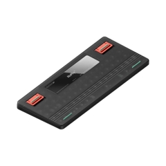Bàn phím cơ không dây Nuphy Air75 V2 Basalt Black RGB Hotswap (Nuphy Sw)
