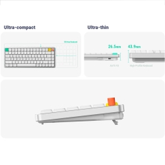 Bàn phím cơ không dây NuPhy Air75 V3 RGB Hotswap (Nuphy Sw)