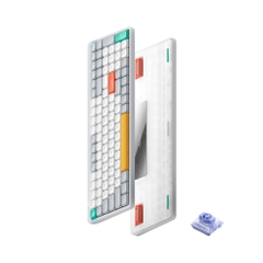Bàn phím cơ không dây Nuphy Air96 V2 Ionic White RGB Hotswap (Nuphy Sw)