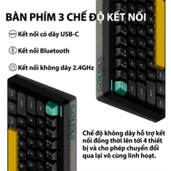 Bàn phím cơ không dây NuPhy Halo65 V2 QMK RGB Hotswap (NuPhy Sw)