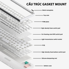 Bàn phím cơ không dây NuPhy Halo65 V2 QMK RGB Hotswap (NuPhy Sw)