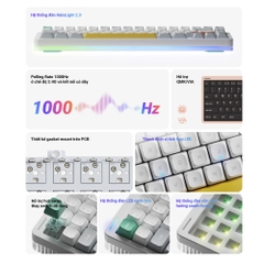 Bàn phím cơ không dây NuPhy Halo75 V2 RGB Hotswap (NuPhy Sw)