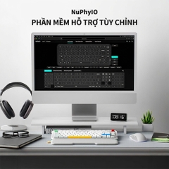 Bàn phím cơ không dây NuPhy Kick75 Hybrid High Profile RGB Hotswap (Nuphy Sw)