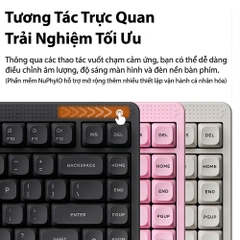 Bàn phím cơ không dây NuPhy Node75 Low Profile RGB Hotswap (Nuphy Sw)