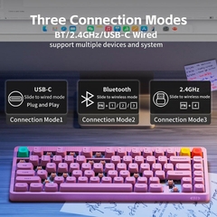 Bàn phím cơ không dây NuPhy Node75 Low Profile RGB Hotswap (Nuphy Sw)