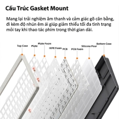Bàn phím cơ không dây NuPhy Node75 Low Profile RGB Hotswap (Nuphy Sw)