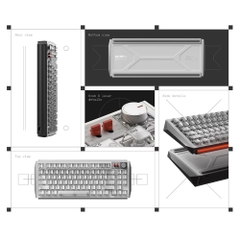 Bàn phím cơ không dây NuPhy WH80 HE RGB Hotswap 8K Rapid Trigger (Magnetic Sw)