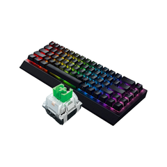 Bàn phím cơ không dây Razer BlackWidow V3 Mini HyperSpeed Phantom Edition Razer Green/Razer Yellow