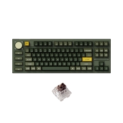 Bàn phím cơ không dây TKL Keychron Q3 Pro Olive Green SE RGB Knob Hotswap (Keychron K Pro Sw)