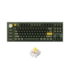 Bàn phím cơ không dây TKL Keychron Q3 Pro Olive Green SE RGB Knob Hotswap (Keychron K Pro Sw)